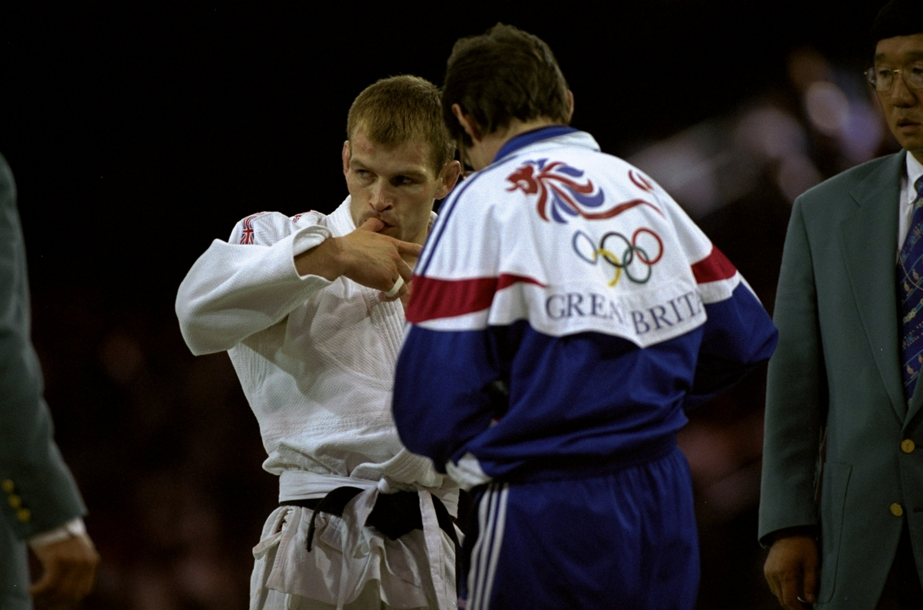 Nigel Donohue competing at the Olympic Games for Great Britain — Judo Coach Wigan